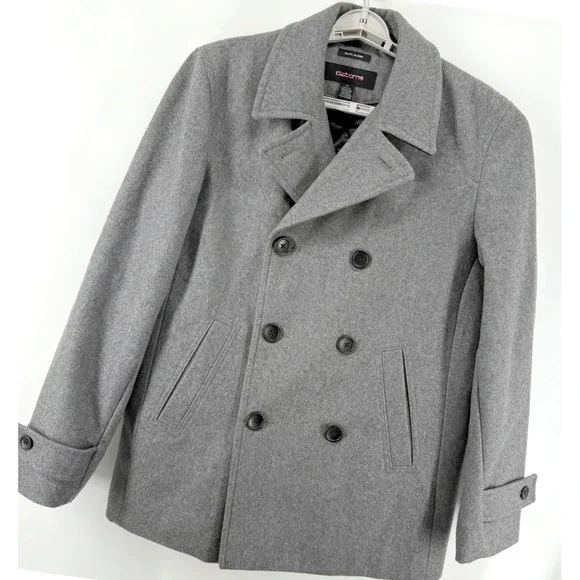 Claiborne Jackets Coats Claiborne Mens Wool Blend Pea Coat